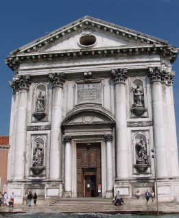 Facciata della Chiesa dei Gesuati o di Santa Maria del Rosario