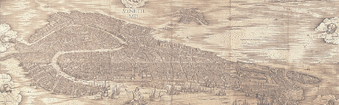 Pianta antica di Venezia di Jacopo De Barbari