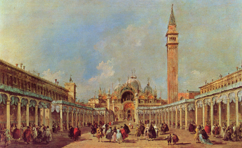 Piazza e Basilica San Marco - Guardi
