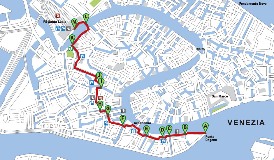 mappa itinerario e004