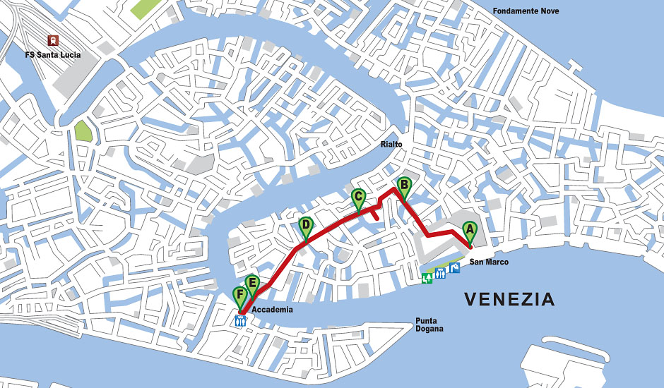 mappa itinerario c018