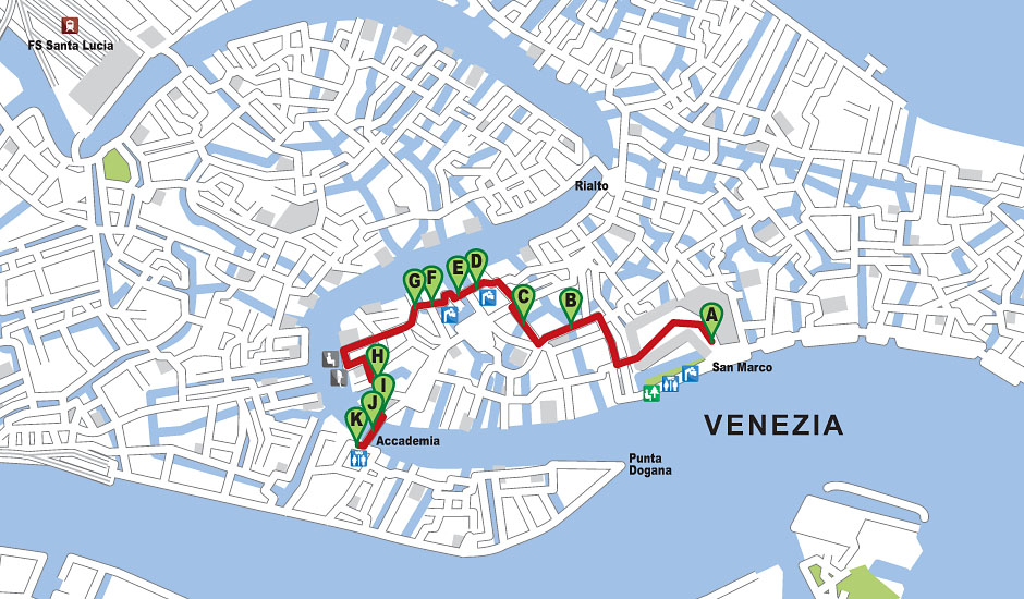 mappa itinerario c022