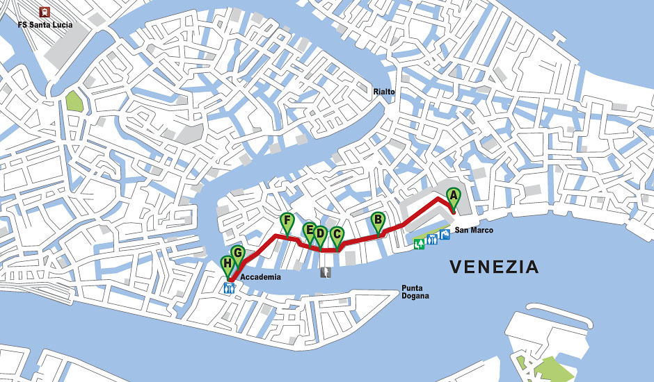 mappa itinerario c028