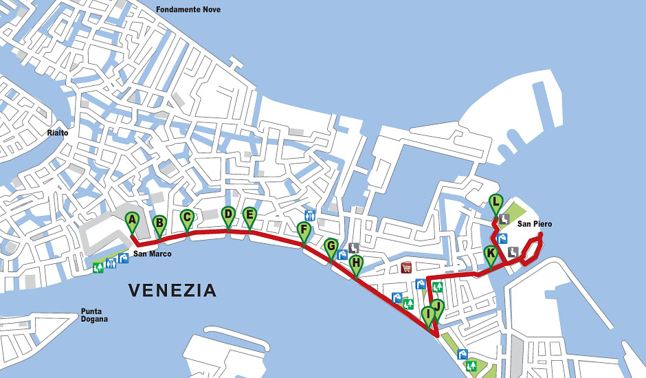 mappa itinerario c035