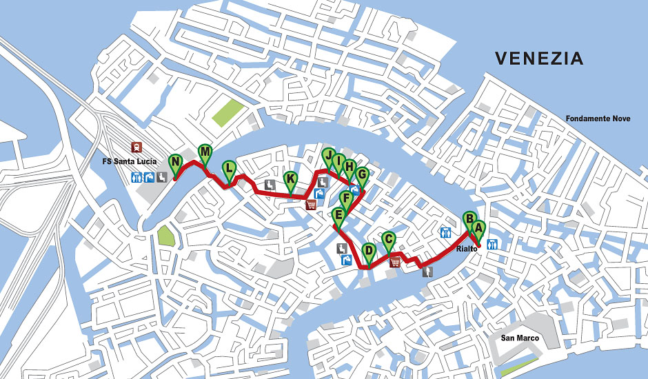 mappa itinerario d056