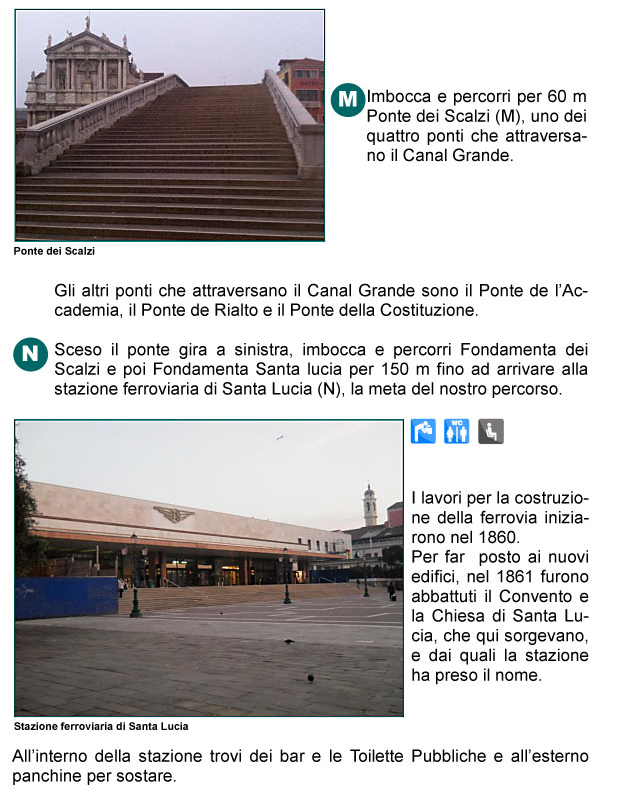 Ponte degli Scalzi, Canal Grande, panorama, Fondamenta degli Scalzi, Fondamenta e Stazione di Santa Lucia