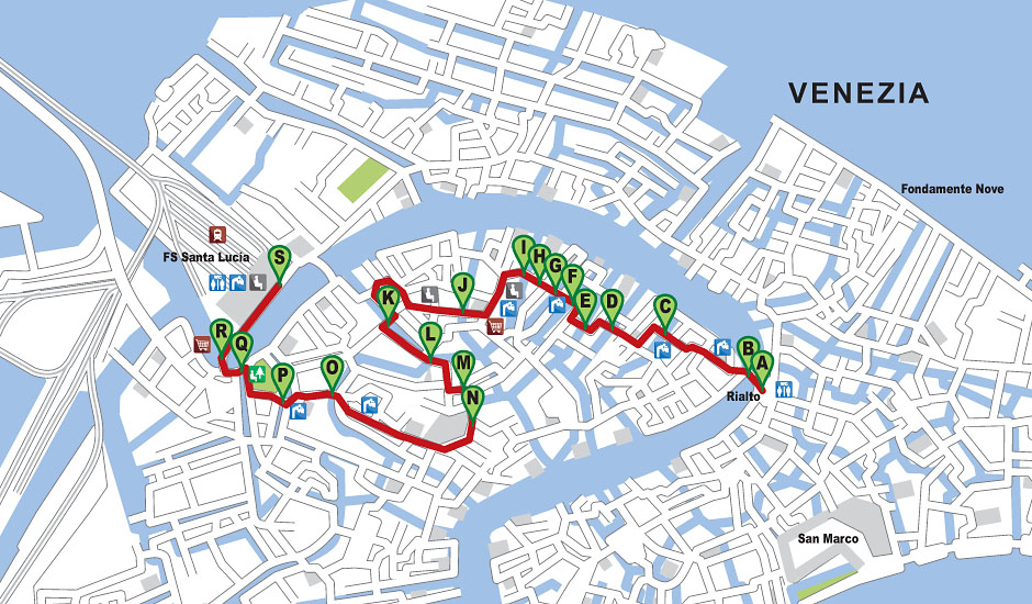 mappa itinerario d058